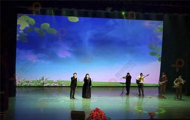 乘著歌聲的翅膀音樂會舞臺背景LED顯示屏項目